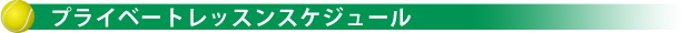 プライベートレッスン